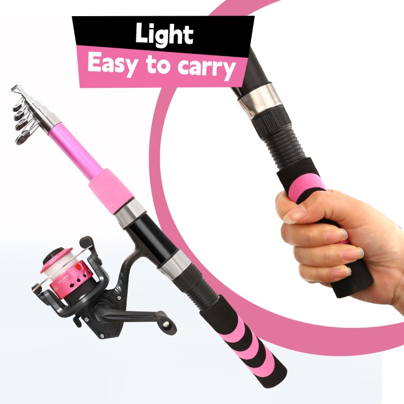 Fishing Line Spooler - ชุดคันเบ็ดตกปลาสำหรับเด็กและผู้ใหญ่ ชุดเริ่มต้น ใช้ได้ทั้งน้ำเค็มและน้ำจืด พร้อมคันเบ็ดแบบสปินนิ่ง รอก กระเป๋าใส่คันเบ็ด