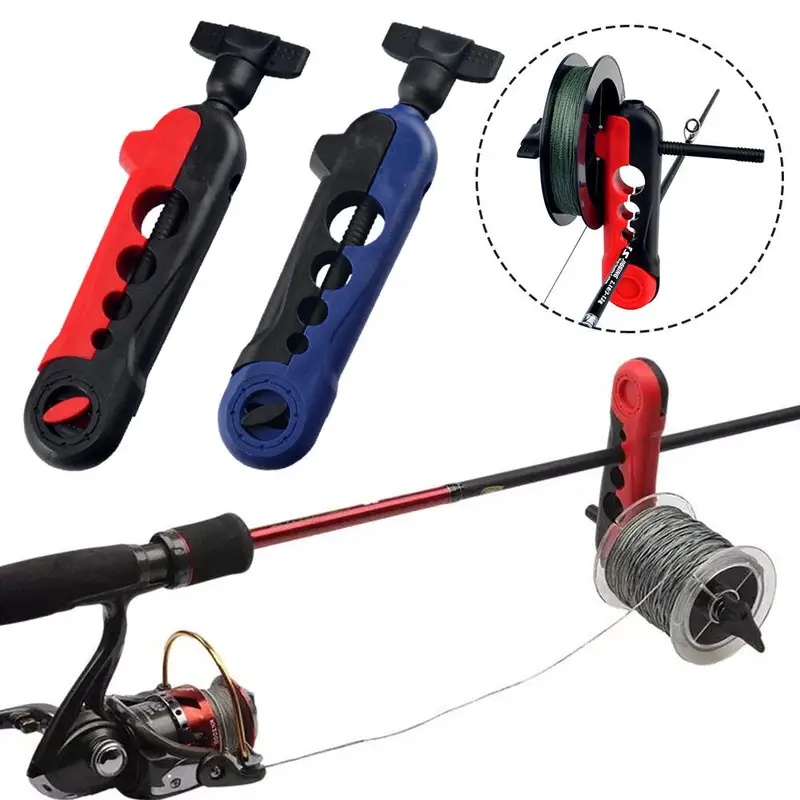Fishing Line Spool - เครื่องม้วนสายเบ็ดแบบพกพา ที่เก็บสายเบ็ด ที่ยึดคันเบ็ด เครื่องม้วนสายเบ็ด รอกสปินนิ่ง รอกเบทคาสติ้ง