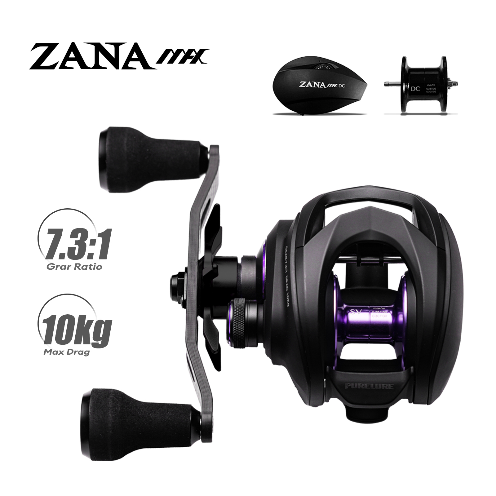 รอกเบทคาสติ้ง PURELURE ZANA MA - Abu Garcia Reel Max บทวิจารณ์และราคา