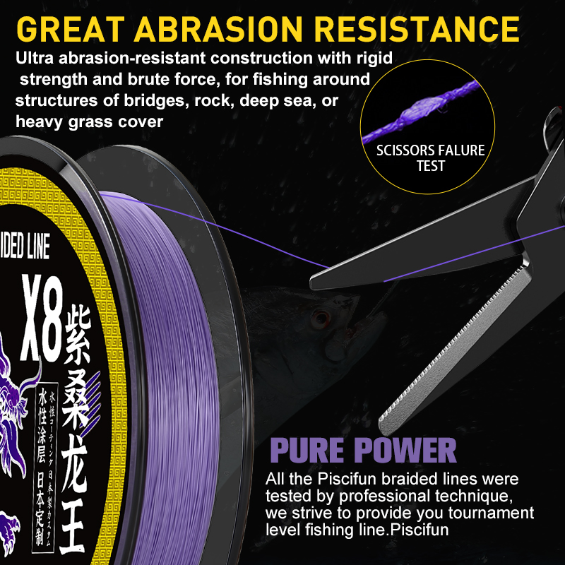 ZUKIBO ZISANG สายถัก Braided 8 - Fluorocarbon Line บทวิจารณ์และราคา