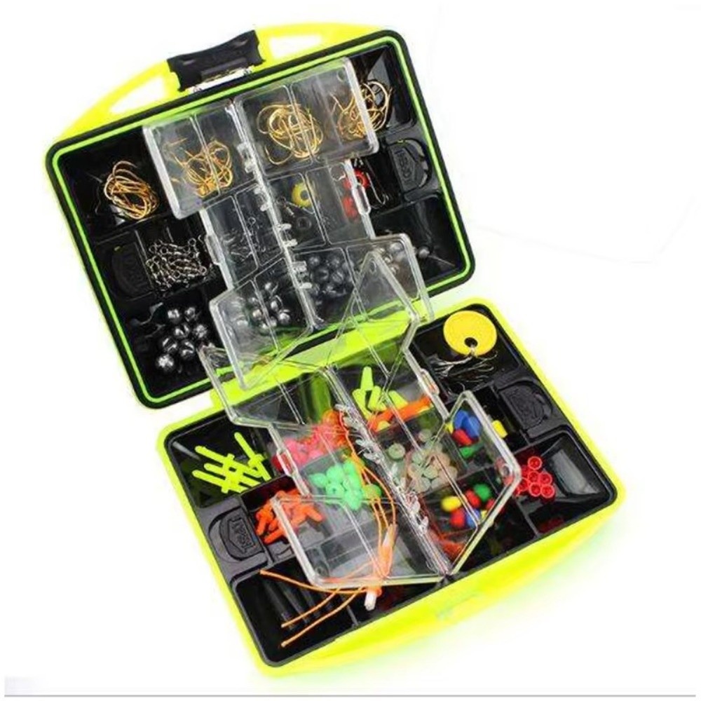 ชุดอุปกรณ์ตกปลา 184 ชิ้น ประกอ - Fishing Line Box บทวิจารณ์และราคา