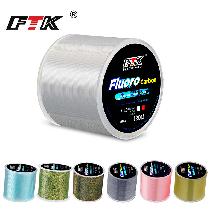 FTK 120m สายตกปลา 0.2 มม.-0.6  - Copolymer Line บทวิจารณ์และราคา