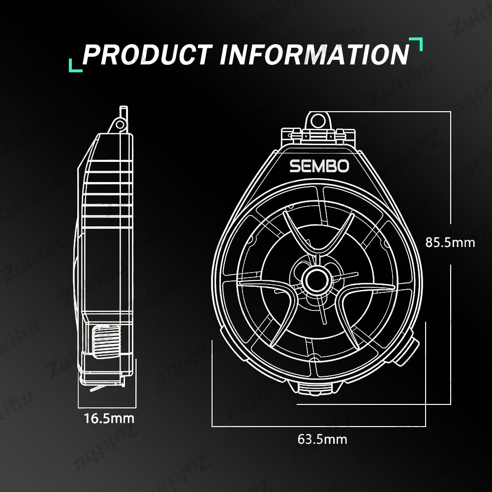 กล่องเก็บสายตกปลา ZUKIBO รุ่น  - Fishing Line Dispenser บทวิจารณ์และราคา