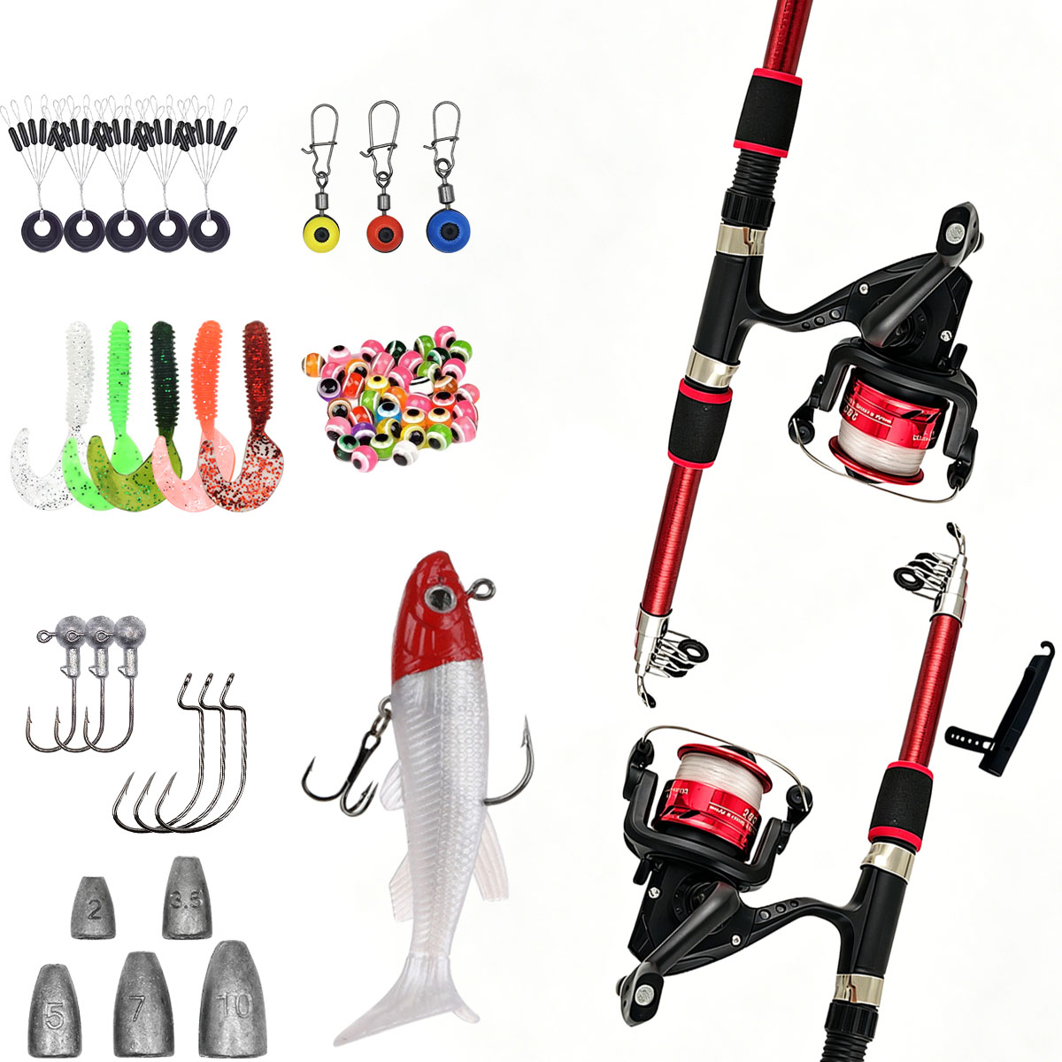 ชุดคันเบ็ดและรอกตกปลาแบบหมุน 1 - Fishing Line Spooler บทวิจารณ์และราคา