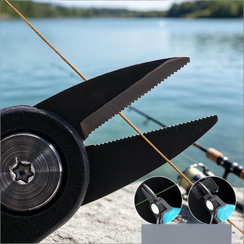กรรไกรตัดสายเบ็ดตกปลา ใบมีดหยั - Fishing Line Cutter บทวิจารณ์และราคา