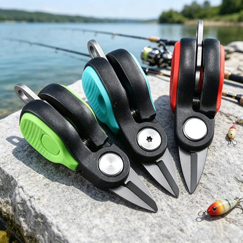 กรรไกรตัดสายเบ็ดตกปลา ใบมีดหยั - Fishing Line Cutter บทวิจารณ์และราคา