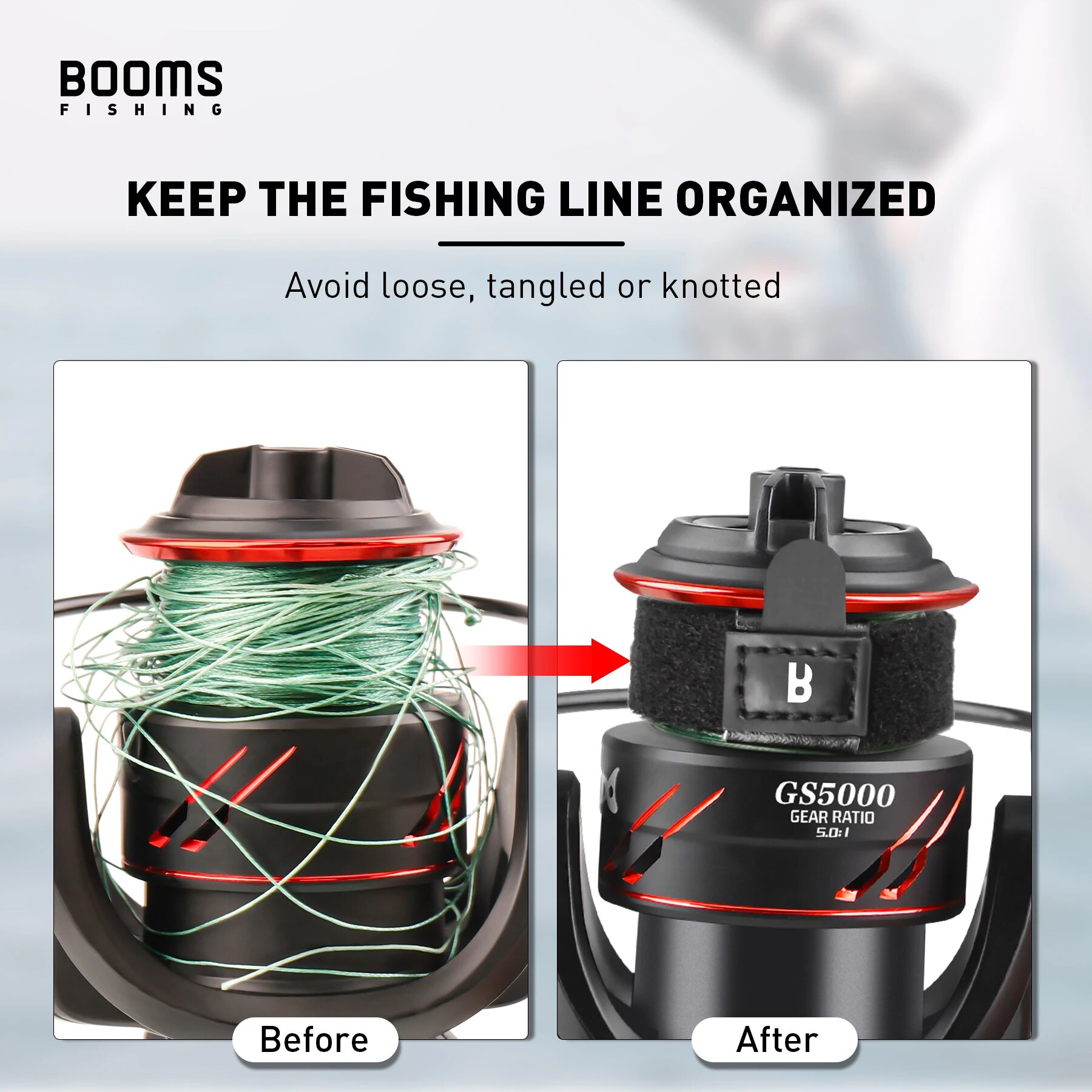 Booms SB1ตกปลา4ชิ้นรอกสปินนิ่ง - Fishing Line Dispenser บทวิจารณ์และราคา
